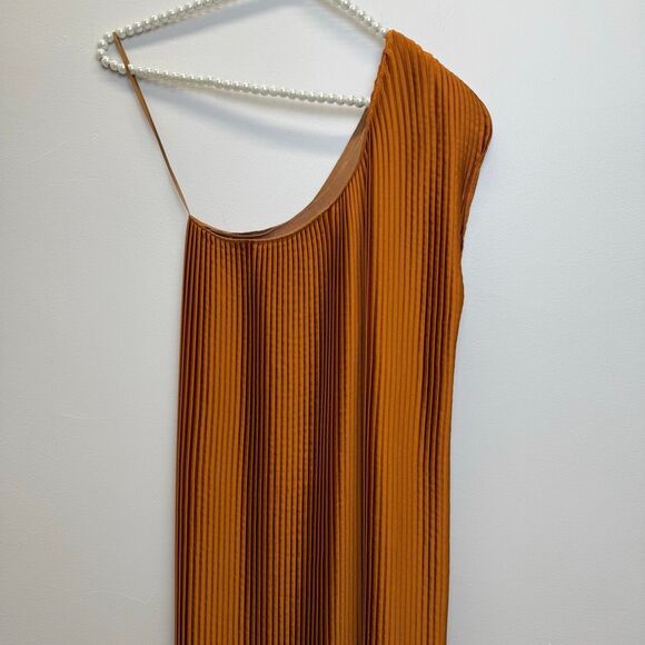 TOME One Shoulder Pleated Dress - Picture 14 of 16